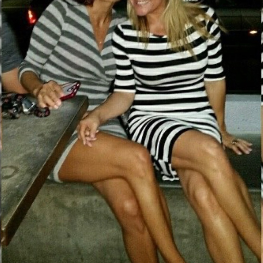 Stretchy Striped Dress